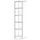 kantoorstelling,HxBxD 2004x406x400mm,4xhouten vloer,5ordnerhoogtes