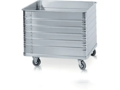aluminium bakwagen,laadvl. LxB 1000x640mm,415l,HxLxB 855x1050x690mm