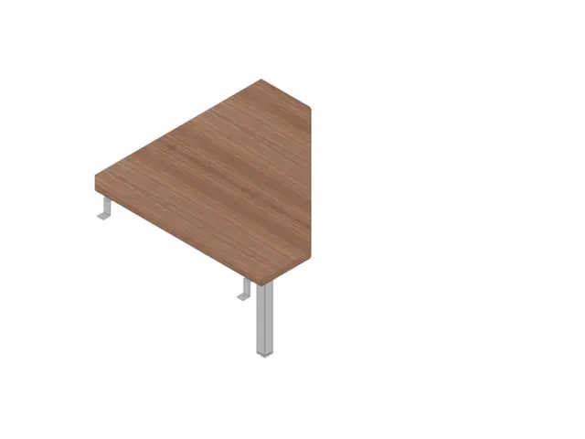 koppelelement voor bureau,90 °,HxBxD 680-760x840x840mm,v. 4voeten