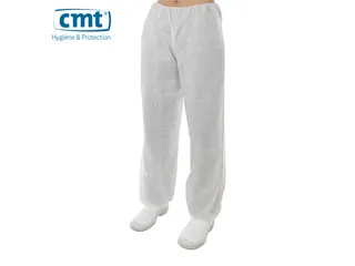 Pp Non Woven Broek Wit Uni-size 100 Stuks - 1