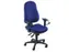 bureaustoel,synchroonmech.,zitting stof blauw,zitting H 420-550mm