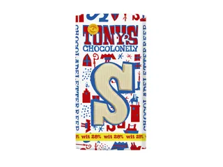 Chocoladeletter Tony's Chocolonely wit S 180gr - 1