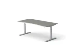 Elektrisch ihv bureau HxBxD 640-1300x1800x900/800mm blad grijs
