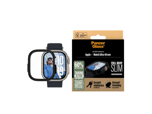PanzerGlass Case Full Body Slim Black Apple Watch Ultra 3 | Ultra 2