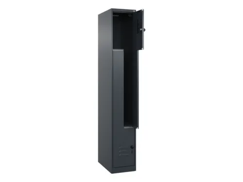 Z-garderobekast,HxBxD 1850x300x500mm,vak B 150/300mm,draaigrendel