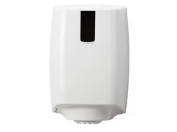 Poetsroldispenser mini kunststof wit