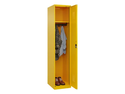 locker,HxBxD 1850x400x500mm,1vak,vak B 400mm,cil.-slot,staand op vloer