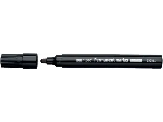 Quantore Permanent marker rond 1-1.5mm zwart - 1