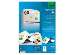 Magneetpapier Sigel A4 Wit 5 Vel Voor Inkjet