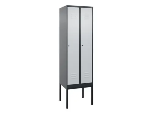 locker voor scheiding van kleding,HxBxD 2120x600x500mm,2vak