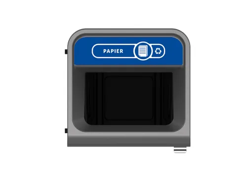 Configure Recyclingstation Papier 87 Liter Antraciet Blauw