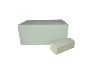 Handdoek Z-vouw Cellulose 2-laags 23x25cm 3200 stuks - 1