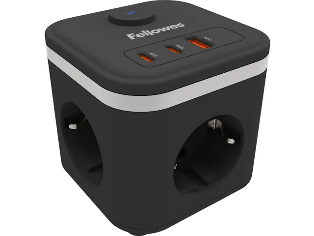 contactdoos Power Cube zwart voor Nederland