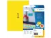Etiquette HERMA 4421 210x297mm A4 amovible jaune 20 pièces