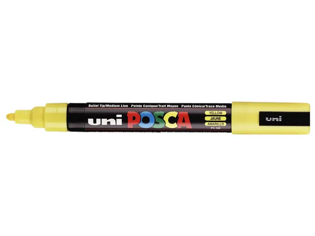 Verfstift Posca PC5M Medium Punt 1,8-2,5mm Geel
