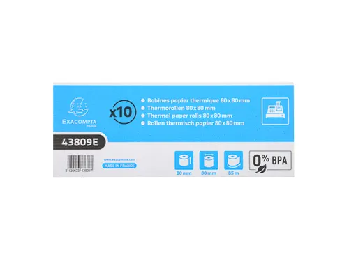 Exacompta Kassarol 43809E 48 Gram 80mmx12 mmx12mm 85 Meter