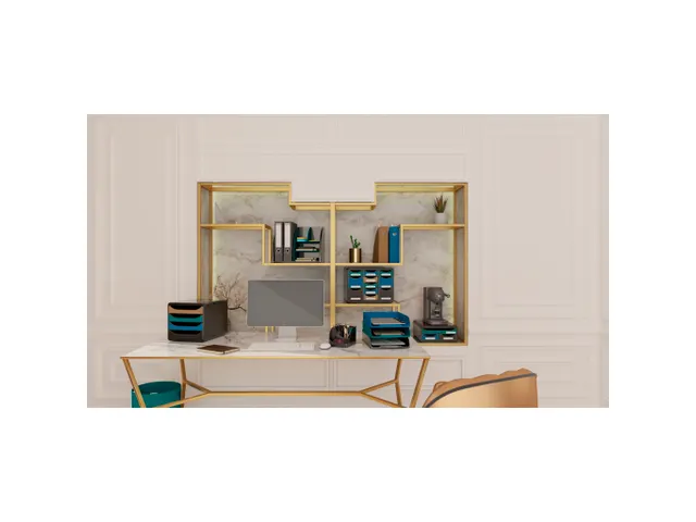 Brievenbak A4 Blauw Combo Styli Neo Deco