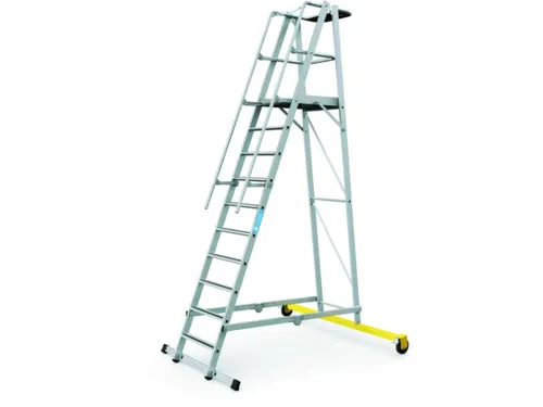 Platformladder Aluminium Bordes H X B X D 2600X 600X 630Mm 10Treden