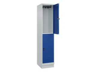 dubbeldekse locker,HxBxD 1950x400x500mm,1x2vak.,vak B 400mm - 2