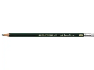 Faber Castell 9000 Potlood Hb Met Gom - 6