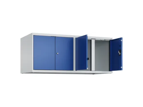 opzetkast,v. locker voor scheiding van kleding,4vak.,vak B 300mm