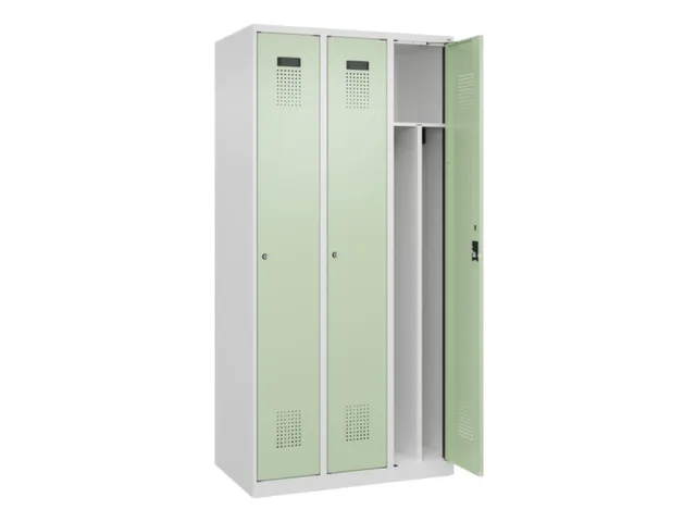 locker voor scheiding van kleding,HxBxD 1850x900x500mm,3vak