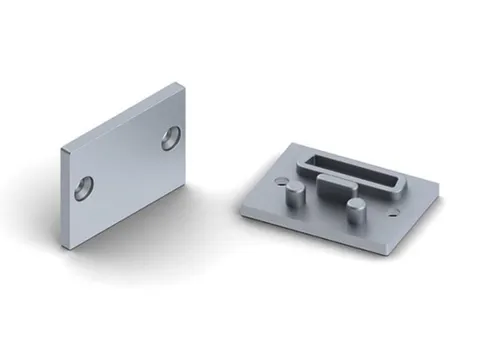 Aluminium Afsluitdop Voor Pmma Diffuser Voor Led-Profielen 'alu-Expoxy