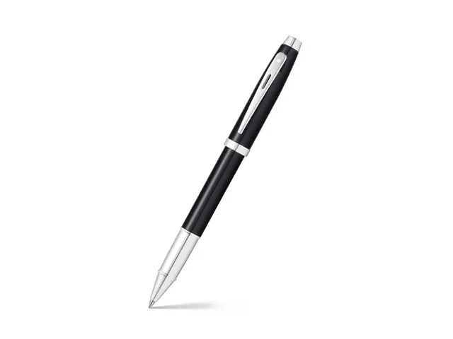 Rollerball SHEAFFER 100 E9338 Glossy black lacquer chrome plated