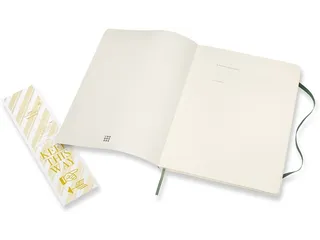 Notitieboek Moleskine XL 190x250mm blanco soft cover myrtle green - 6