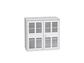 universele kast,HxBxD 1000x1050x550mm,2xStalen bodem,draaigrendelslot - 1