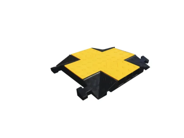 kabelbrug,kruisingselement,BxD 740x597mm,overrijd H 75mm,hard rubber