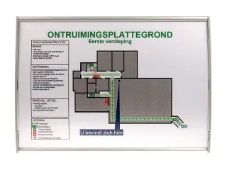 Vluchtplanbord A3 - 1