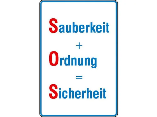 Aanwijzingsbord,Zuiverheid + Orde Veiligheid,Aluminium Gemerkt