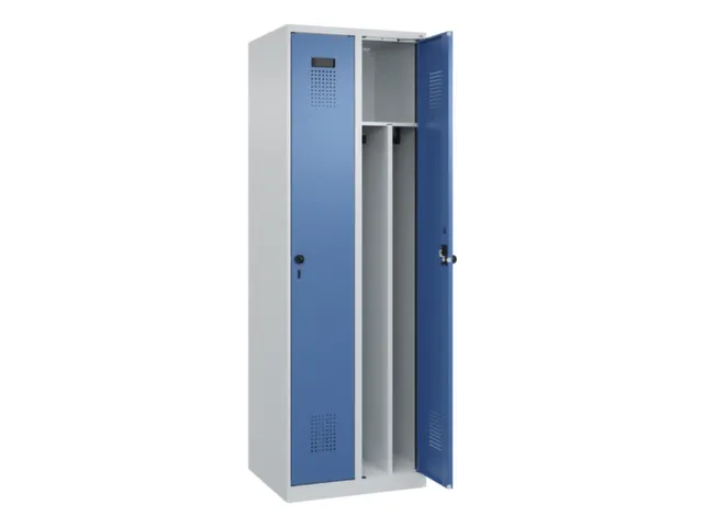 locker voor scheiding van kleding,HxBxD 1850x600x500mm,2vak