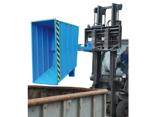 kiepbak,HxLxB 730x1370x1200mm,0,9m³,draagverm. 1000kg,RAL 5012