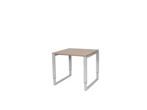 Domino Plus Bureau Hoogte Verstelbaar 800x800mm Hav/Kers 25mm Alu
