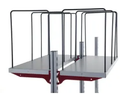 vakverdeler,v. paktafel,HxD 400x300mm,staal,zwart