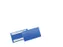 Documenthoes Durable zelfklevend 150x67mm blauw 50 stuks