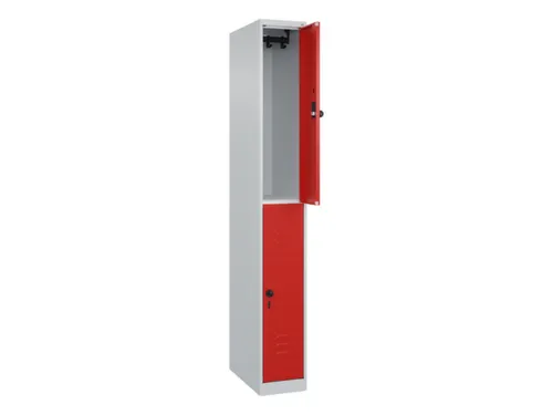 dubbeldekse locker,HxBxD 1850x250x500mm,1x2vak.,vak B 250mm