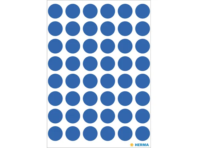 HERMA 1853 Multipurpose etiketten Rond 13mm Donkerblauw 240 stuks