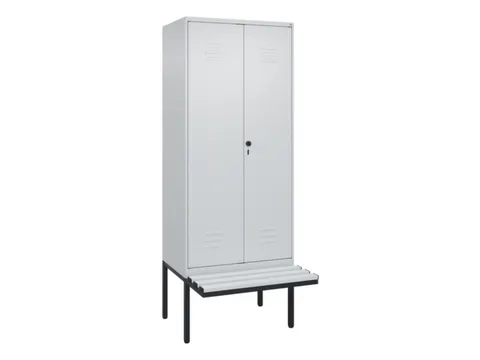 locker voor scheiding van kleding,HxBxD 2120x800x815mm,2vak