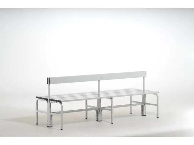 banc double,HxLxP 770x2000x725mm,barres alu