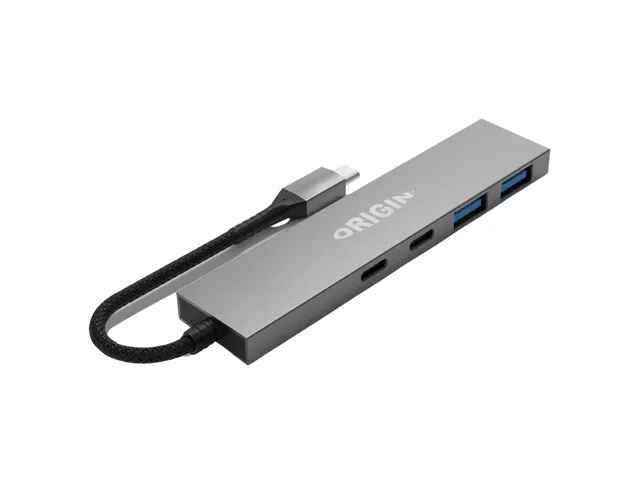 Origin Storage OS-HUB-USB3/C, Bedraad, USB 3.2 Gen 1 (3.1 Gen 1) Type-