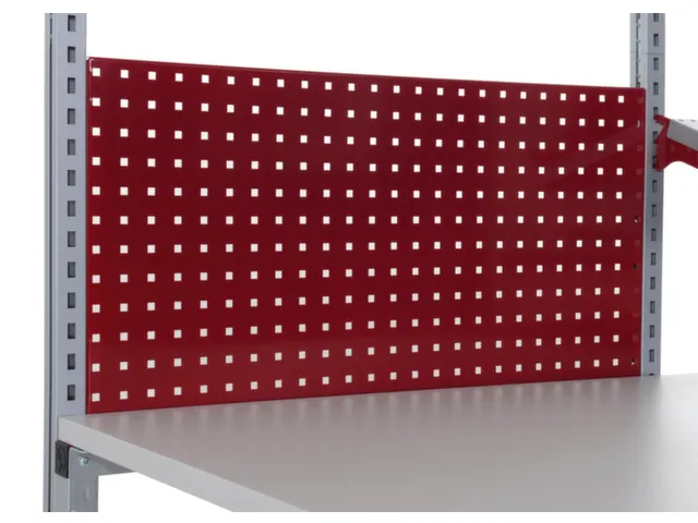 geperforeerde plaat,v. paktafel,HxBxD 200x800x30mm,schroefbaar,staal