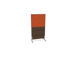 scheidingswand,HxB 1545x800mm,NV bruin hickory,BN3012-oranje