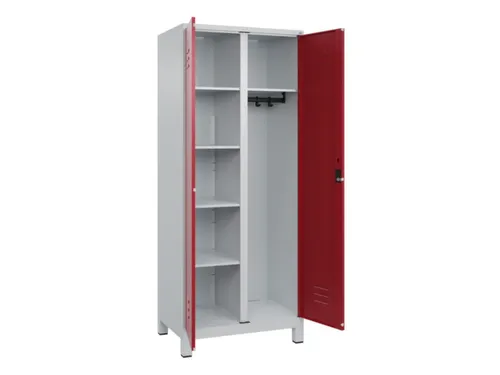 wasgoedverdeelkast,HxBxD 1950x800x500mm,vak B 400mm,cilinderslot