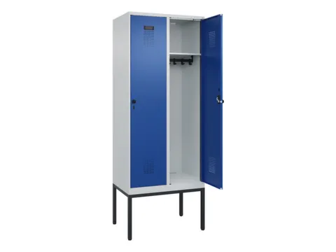 locker,HxBxD 2120x800x500mm,2vak,vak B 400mm,draaigrendel