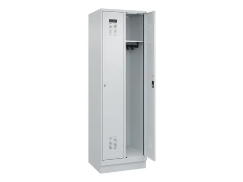 locker,HxBxD 1950x600x500mm,2vak,vak B 300mm,cil.-slot,sokkel