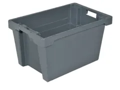 Euronorm Draaistapelbak 400x600x400mm Grijs