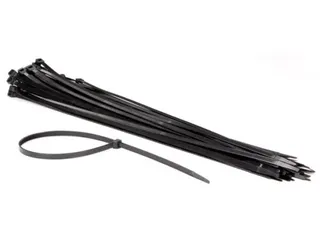 SET Met Nylon Kabelbinders - 8.8x610mm - Zwart (50 ST.) - 1